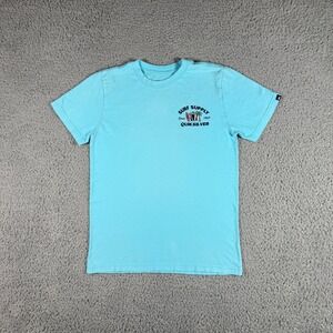 Quicksilver T-Shirt‎ Youth Large Blue Classic Logo Surf Supply Skate